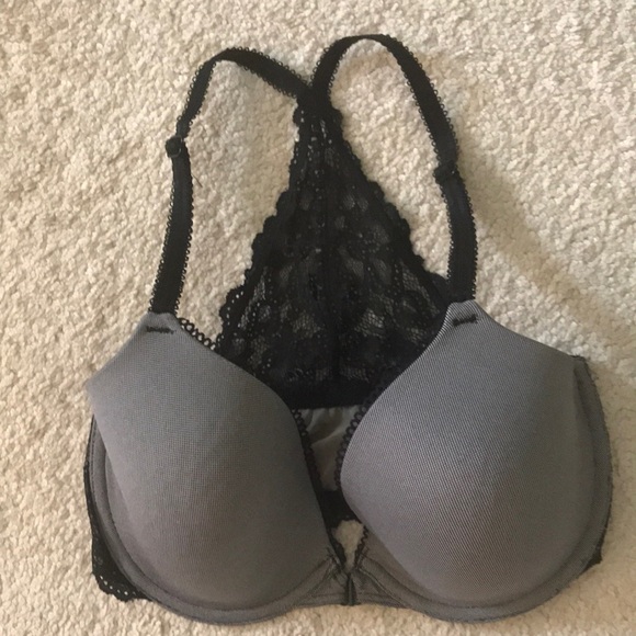 b’tempt’d 30DDD  bra EUC grey black racerback - Picture 2 of 10
